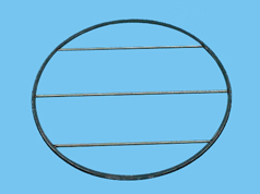 Branch wound gaskets for heat exchangers